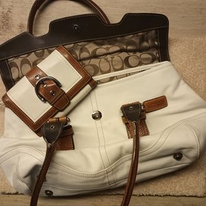 Coach Leather bag with Wallet